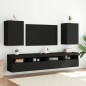 vidaXL TV-Wandschränke 2 Stk. Schwarz 40,5x30x60 cm Holzwerkstoff vidaXL TV-Wandschränke 2 Stk. Schwarz 40,5x30x60 cm Holzwerkstoff