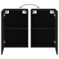 vidaXL TV-Wandschränke 2 Stk. Schwarz 40,5x30x60 cm Holzwerkstoff vidaXL TV-Wandschränke 2 Stk. Schwarz 40,5x30x60 cm Holzwerkstoff