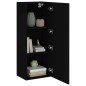 vidaXL TV-Wandschrank Schwarz 40,5x30x102 cm Holzwerkstoff vidaXL TV-Wandschrank Schwarz 40,5x30x102 cm Holzwerkstoff