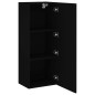 vidaXL TV-Wandschrank Schwarz 40,5x30x102 cm Holzwerkstoff vidaXL TV-Wandschrank Schwarz 40,5x30x102 cm Holzwerkstoff