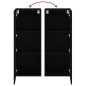 vidaXL TV-Wandschrank Schwarz 40,5x30x102 cm Holzwerkstoff vidaXL TV-Wandschrank Schwarz 40,5x30x102 cm Holzwerkstoff
