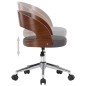 vidaXL Drehbare Esszimmerstühle 6 Stk. Grau Bugholz und Stoff vidaXL Drehbare Esszimmerstühle 6 Stk. Grau Bugholz und Stoff