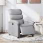 vidaXL Relaxsessel Elektrisch Hellgrau Stoff vidaXL Relaxsessel Elektrisch Hellgrau Stoff