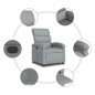 vidaXL Relaxsessel Elektrisch Hellgrau Stoff vidaXL Relaxsessel Elektrisch Hellgrau Stoff
