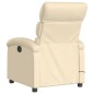 vidaXL Massagesessel Elektrisch Creme Stoff vidaXL Massagesessel Elektrisch Creme Stoff