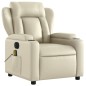 vidaXL Massagesessel Elektrisch Creme Kunstleder vidaXL Massagesessel Elektrisch Creme Kunstleder