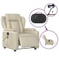 vidaXL Massagesessel Elektrisch Creme Kunstleder vidaXL Massagesessel Elektrisch Creme Kunstleder