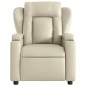 vidaXL Massagesessel Elektrisch Creme Kunstleder vidaXL Massagesessel Elektrisch Creme Kunstleder