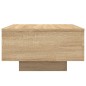 vidaXL Couchtisch Sonoma-Eiche 55x55x31 cm Holzwerkstoff