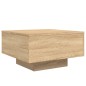 vidaXL Couchtisch mit LED-Leuchten Sonoma-Eiche 55x55x31 cm vidaXL Couchtisch mit LED-Leuchten Sonoma-Eiche 55x55x31 cm