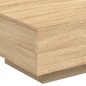 vidaXL Couchtisch mit LED-Leuchten Sonoma-Eiche 55x55x31 cm vidaXL Couchtisch mit LED-Leuchten Sonoma-Eiche 55x55x31 cm
