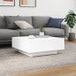 vidaXL Couchtisch Weiß 80x80x31 cm Holzwerkstoff vidaXL Couchtisch Weiß 80x80x31 cm Holzwerkstoff