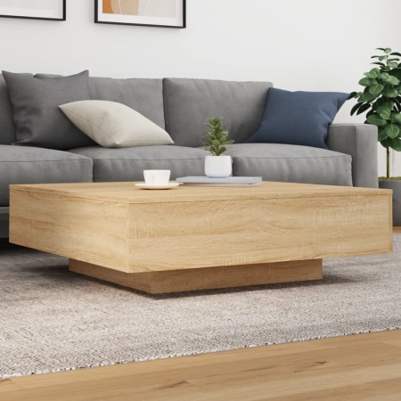 vidaXL Couchtisch Sonoma-Eiche 100x100x31 cm Holzwerkstoff
