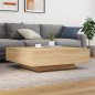 vidaXL Couchtisch Sonoma-Eiche 100x100x31 cm Holzwerkstoff vidaXL Couchtisch Sonoma-Eiche 100x100x31 cm Holzwerkstoff