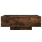 vidaXL Couchtisch mit LED-Leuchten Räuchereiche 85x55x31 cm vidaXL Couchtisch mit LED-Leuchten Räuchereiche 85x55x31 cm