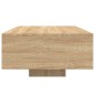 vidaXL Couchtisch mit LED-Leuchten Sonoma-Eiche 85x55x31 cm