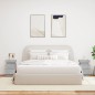 vidaXL Nachttische mit LED-Leuchten 2 Stk. Betongrau 35x39x55 cm vidaXL Nachttische mit LED-Leuchten 2 Stk. Betongrau 35x39x55 cm