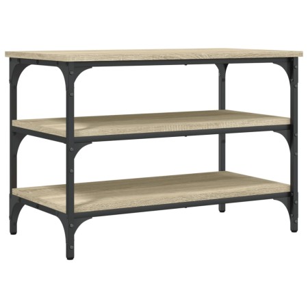vidaXL Schuhbank Sonoma-Eiche 70x38,5x49 cm Holzwerkstoff