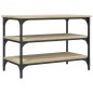 vidaXL Schuhbank Sonoma-Eiche 70x38,5x49 cm Holzwerkstoff vidaXL Schuhbank Sonoma-Eiche 70x38,5x49 cm Holzwerkstoff