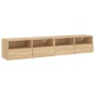 vidaXL TV-Wandschränke 2 Stk. Sonoma-Eiche 80x30x30 cm Holzwerkstoff vidaXL TV-Wandschränke 2 Stk. Sonoma-Eiche 80x30x30 cm Holzwerkstoff
