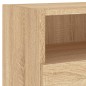 vidaXL TV-Wandschränke 2 Stk. Sonoma-Eiche 80x30x30 cm Holzwerkstoff vidaXL TV-Wandschränke 2 Stk. Sonoma-Eiche 80x30x30 cm Holzwerkstoff
