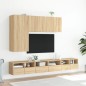vidaXL TV-Wandschränke 2 Stk. Sonoma-Eiche 60x30x30 cm Holzwerkstoff vidaXL TV-Wandschränke 2 Stk. Sonoma-Eiche 60x30x30 cm Holzwerkstoff