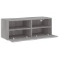 vidaXL TV-Wandschrank Grau Sonoma 80x30x30 cm Holzwerkstoff vidaXL TV-Wandschrank Grau Sonoma 80x30x30 cm Holzwerkstoff