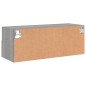 vidaXL TV-Wandschrank Grau Sonoma 80x30x30 cm Holzwerkstoff vidaXL TV-Wandschrank Grau Sonoma 80x30x30 cm Holzwerkstoff
