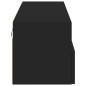 vidaXL TV-Wandschrank Schwarz 100x30x30 cm Holzwerkstoff vidaXL TV-Wandschrank Schwarz 100x30x30 cm Holzwerkstoff