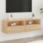 vidaXL TV-Wandschrank Sonoma-Eiche 100x30x30 cm Holzwerkstoff vidaXL TV-Wandschrank Sonoma-Eiche 100x30x30 cm Holzwerkstoff