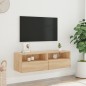vidaXL TV-Wandschrank Sonoma-Eiche 100x30x30 cm Holzwerkstoff vidaXL TV-Wandschrank Sonoma-Eiche 100x30x30 cm Holzwerkstoff