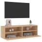 vidaXL TV-Wandschrank Sonoma-Eiche 100x30x30 cm Holzwerkstoff vidaXL TV-Wandschrank Sonoma-Eiche 100x30x30 cm Holzwerkstoff