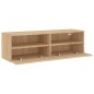 vidaXL TV-Wandschrank Sonoma-Eiche 100x30x30 cm Holzwerkstoff vidaXL TV-Wandschrank Sonoma-Eiche 100x30x30 cm Holzwerkstoff