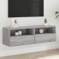vidaXL TV-Wandschrank Grau Sonoma 100x30x30 cm Holzwerkstoff vidaXL TV-Wandschrank Grau Sonoma 100x30x30 cm Holzwerkstoff
