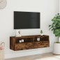 vidaXL TV-Wandschrank Räuchereiche 100x30x30 cm Holzwerkstoff vidaXL TV-Wandschrank Räuchereiche 100x30x30 cm Holzwerkstoff