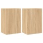 vidaXL TV-Wandschränke 2 Stk. Sonoma-Eiche 40,5x30x60 cm Holzwerkstoff vidaXL TV-Wandschränke 2 Stk. Sonoma-Eiche 40,5x30x60 cm Holzwerkstoff