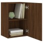 vidaXL TV-Wandschrank Braun Eiche-Optik 40,5x30x60 cm Holzwerkstoff