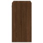 vidaXL TV-Wandschrank Braun Eiche-Optik 40,5x30x60 cm Holzwerkstoff