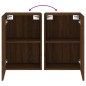 vidaXL TV-Wandschrank Braun Eiche-Optik 40,5x30x60 cm Holzwerkstoff