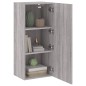 vidaXL TV-Wandschrank Grau Sonoma 40,5x30x90 cm Holzwerkstoff vidaXL TV-Wandschrank Grau Sonoma 40,5x30x90 cm Holzwerkstoff