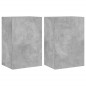 vidaXL TV-Wandschränke 2 Stk. Betongrau 40,5x30x60 cm Holzwerkstoff vidaXL TV-Wandschränke 2 Stk. Betongrau 40,5x30x60 cm Holzwerkstoff