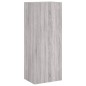 vidaXL TV-Wandschrank Grau Sonoma 40,5x30x102 cm Holzwerkstoff vidaXL TV-Wandschrank Grau Sonoma 40,5x30x102 cm Holzwerkstoff