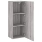 vidaXL TV-Wandschrank Grau Sonoma 40,5x30x102 cm Holzwerkstoff vidaXL TV-Wandschrank Grau Sonoma 40,5x30x102 cm Holzwerkstoff