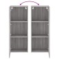 vidaXL TV-Wandschrank Grau Sonoma 40,5x30x102 cm Holzwerkstoff vidaXL TV-Wandschrank Grau Sonoma 40,5x30x102 cm Holzwerkstoff