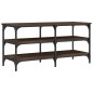 vidaXL Schuhbank Braun Eichen-Optik 100x38,5x49 cm Holzwerkstoff vidaXL Schuhbank Braun Eichen-Optik 100x38,5x49 cm Holzwerkstoff