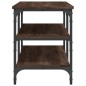 vidaXL Schuhbank Braun Eichen-Optik 100x38,5x49 cm Holzwerkstoff vidaXL Schuhbank Braun Eichen-Optik 100x38,5x49 cm Holzwerkstoff