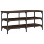 vidaXL Schuhbank Braun Eichen-Optik 100x38,5x49 cm Holzwerkstoff vidaXL Schuhbank Braun Eichen-Optik 100x38,5x49 cm Holzwerkstoff