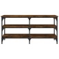 vidaXL Schuhbank Räuchereiche 100x38,5x49 cm Holzwerkstoff vidaXL Schuhbank Räuchereiche 100x38,5x49 cm Holzwerkstoff