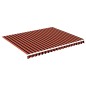 vidaXL Markisenbespannung Orange und Braun 4,5x3,5 m vidaXL Markisenbespannung Orange und Braun 4,5x3,5 m
