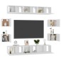 vidaXL 10-tlg. TV-Schrank-Set Weiß Holzwerkstoff vidaXL 10-tlg. TV-Schrank-Set Weiß Holzwerkstoff